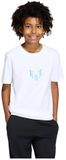 Adidas Messi Icon Graphic T-shirt Korte Mouwen Wit Jongens 9-10 Jaar
