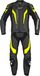Spidi Laser Touring, combinaison en cuir 2 pièces, couleur : Noir/Jaune Néon, taille : 50