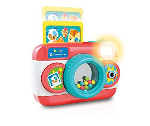 Clementoni Babycamera, fotoapparaat voor eerste kindertijd, elektronisch muziekspel, activiteitscentrum, kinderen vanaf 9 maanden, meerkleurig, 17440