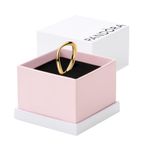 Pandora Essence Organisch Geformter Bandring aus Sterling Silber mit vergoldeter Metalllegierung, Größe: 56, 163314C00-56