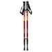 ANDE A32003A-0370 Lot de 5 bâtons de treking/téléscope unisexe rouge