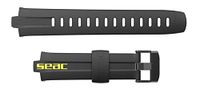 Seac Apnea Replacement Strap, vervangende band voor duik- en vrijduikcomputers, zilveren gesp