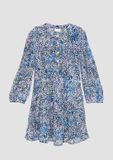 s.Oliver Crêpe midi-jurk met gebloemd patroon
