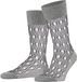 Burlington Seaside Chic gedessineerd katoen sokken heren grijs - maat 40-46