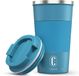 Castagnola Thermosbeker - Koffiebeker To Go - Travel Mug voor Koffie en Thee - Theebeker - 510 ML - RVS - Blauw