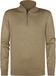 Petrol Industries Heren Gebreide Half-Zip Trui Lexington - Bruin - Maat XXL