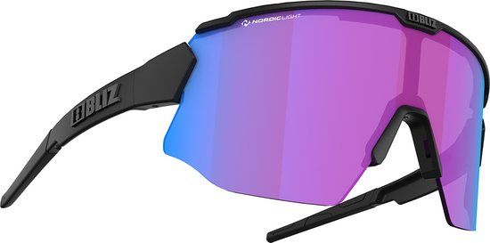 Bliz Breeze Nano Optics Nordic Light Glasses - black/begonia with blue multi