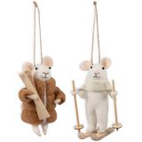 Trimits Feestelijk Muis Naaldvilten DIY Craft Kit