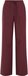 WE Fashion Dames wide leg pantalon - Bordeauxrood - Maat 40