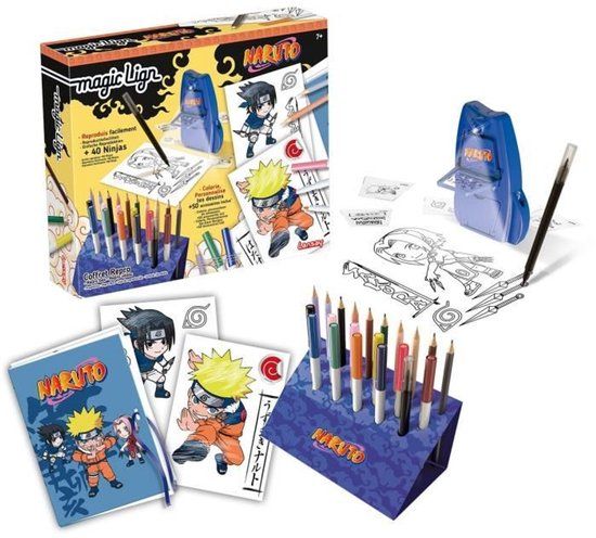Lansay Naruto Repro Box - 100 illustraties - Vanaf 7 jaar