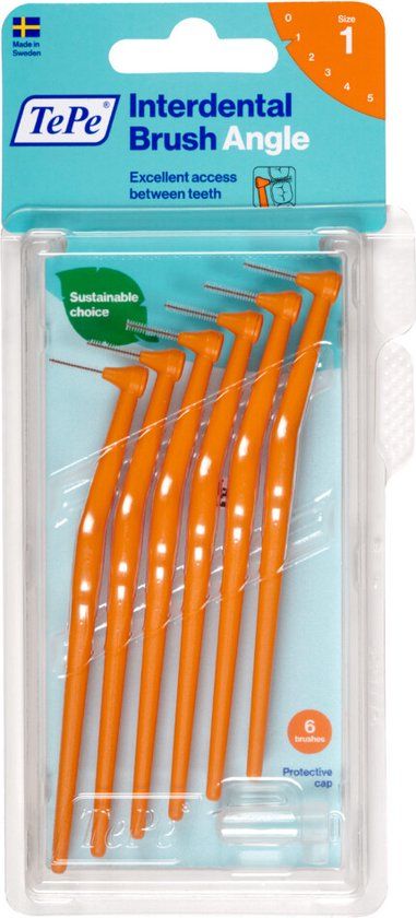 TePe Angle Interdentale Ragers Oranje 0.45mm - 6 stuks