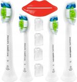 Philips DiamondClean opzetstuk voor whitening, HX6062/26, 4 stuks + fruitsap