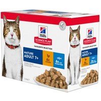 Hill's Science Plan Mature Adult 7+ Multipack kip 24x85 g
