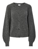 Y.A.S. Johi LS Wool Blend Cardigan Medium Grey Melange