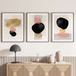 Lot de 3 affiches / posters triptyque - moderne - 3 affiches - 60x80 cm (cadres non fournis) - photo pleine page