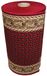 ID Mat tapijtloper, polyamidevezels op gel-latexzool, rood, 0,67 x 30 m