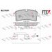 FTE Kit de plaquettes de frein, frein à disque 9010985