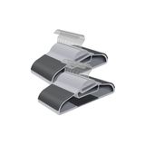 Songmics UCRP41G-50 Kleerhangers Grijs 50 stuks