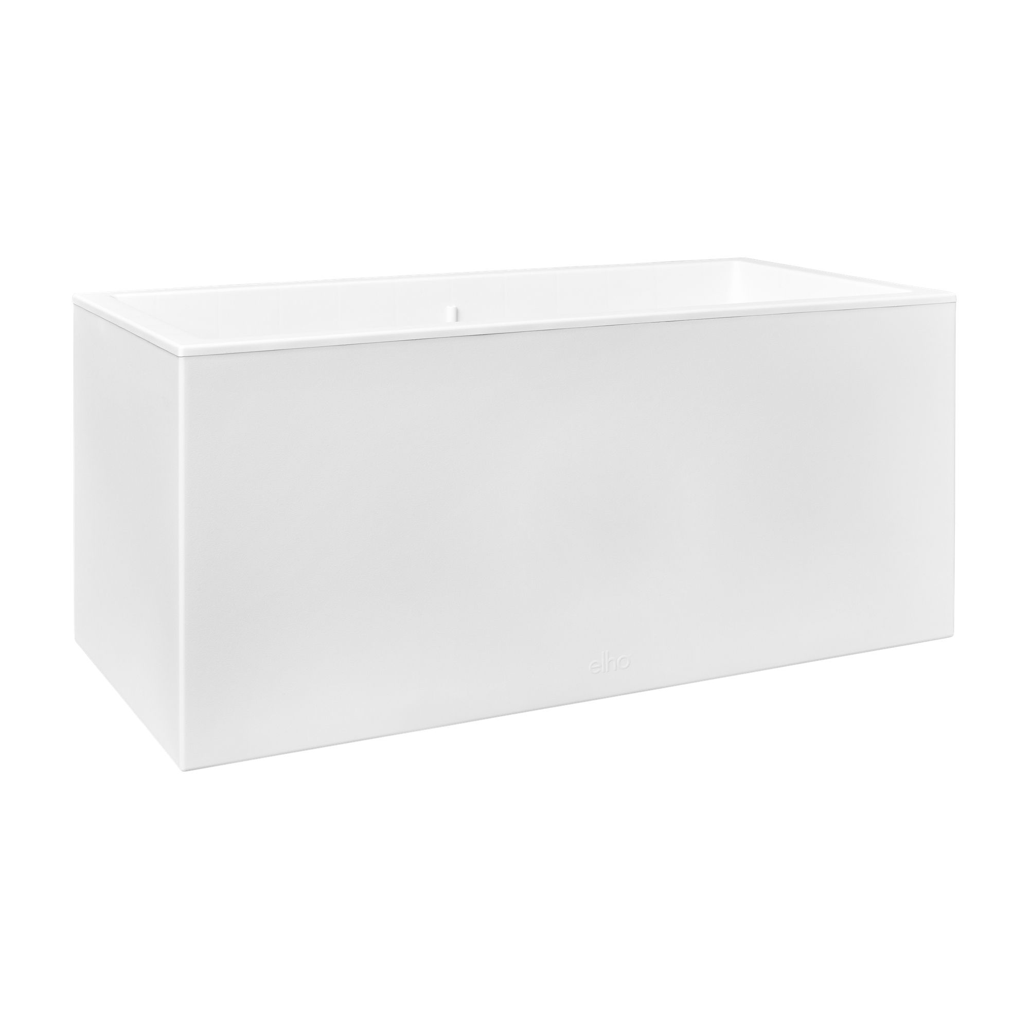 Elho Vivo Next Lang 60 - White Rectangular Planter - Recycled Plastic - 59x29.2cm