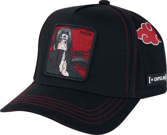 Naruto Capslab - Itachi Unisex Cap - Zwart
