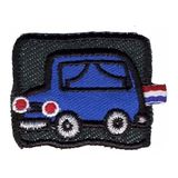 HKM 10231650 patches, blauw, 46 mm x 34 mm