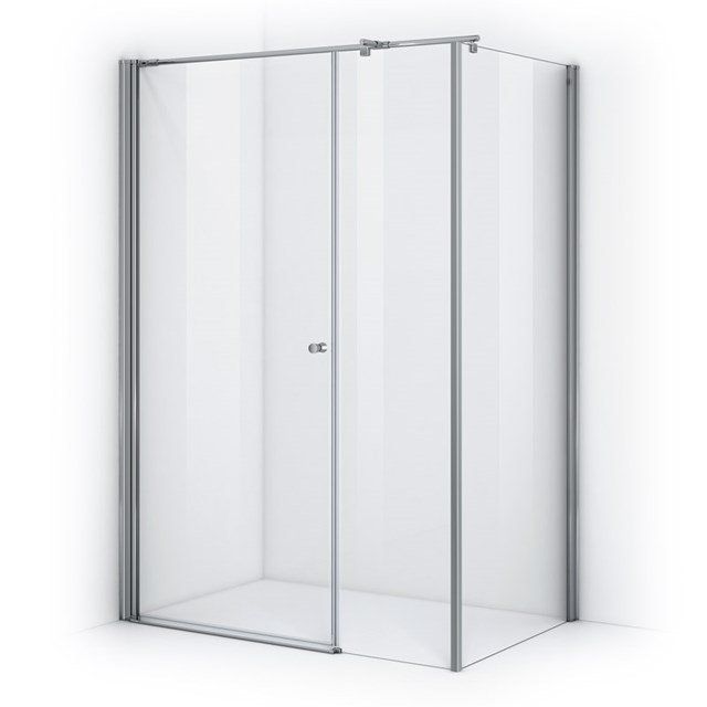Maxaro Douchecabine 140x80cm Zircon Comfort met Draaideur - 6095826477406