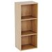 Vida Designs Oxford 3 Laag Kubus Boekenkast, Modern Space-Saving Opbergmeubel for Woonkamer, Slaapkamer or Kantoor, Vrijstaand Display Shelf, H80xW32xD24cm (Eiken)