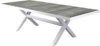 AVH-Collectie New Delhi dining tuintafel 224x103x74 cm wit