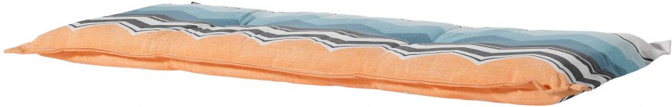 Madison bankkussen Flora 120 x 48 x 5 cm oranje/blauw