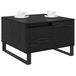 vidaXL Salontafel, Zwart, Eiken, 55 x 55 x 36,5 cm, Bewerkt Hout