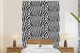 Nr1Wallpaper Behang - Fotobehang Zebraprint - Breedte 195 cm x hoogte 300 cm