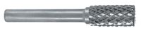 Ruko 116019 - Hardmetalen frees vorm A - ZYA cilindrisch met voortanding (16 x 65 mm)