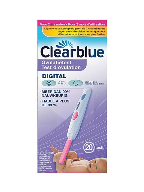 Clearblue Digitale Ovulatietest 20 stuks