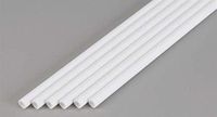 evergreen 427 - ronde buis, spel, 60 cm lang, diameter 5,5 mm, 6 stuks