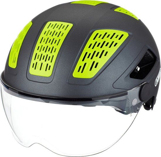 Abus Hyban 2.0 ACE Stadsfiets Helm - Titan - L (56-61 cm) - 2020