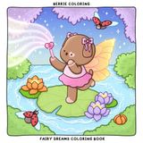 Berrie Coloring Fairy Dreams: Cute and Cozy Coloring Book for Adults & Teens Featuring Adorable Animal Characters and Dreamy Scenes