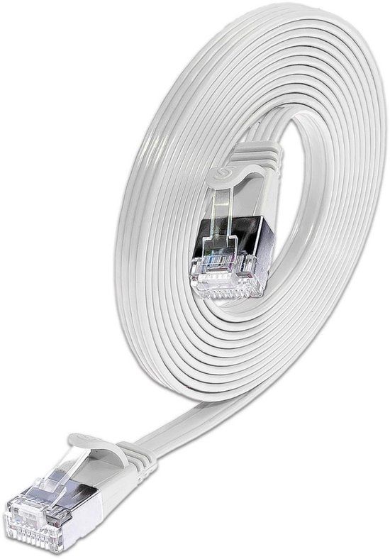 SLIM Patchcords SLIM Patchcords Slim STP netwerkkabel Wit 25 m Cat6 U/FTP (STP)