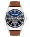Steve Madden Herenhorloge, blauw/zilver