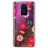 ERT GROUP mobiel telefoonhoesje voor Xiaomi REDMI NOTE 9 origineel en officieel erkend Babaco patroon Flowers 010 optimaal aangepast aan de vorm van de mobiele telefoon, gedeeltelijk bedrukt