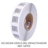 Pack CHECKPOINT Pack 2000 ETIQUETAS Anti ROBO 410 Blanca CÓDIGO DE Barras 7909949