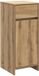 vidaXL Badkamerkast Artisanaal eiken 35 x 36,5 x 85 cm Bewerkt hout