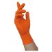 NITRAS SAFETY Gants en nitrile taille XL orange adhérence renforcée 50 pièces
