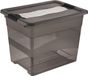 Keeeper Opbergdoos Cornelia, 24 liter, kristalgrijs