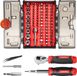 Mustbau jeu de tournevis 9 pièces – Mustbau tournevis set magnétique, fente et cruciforme | pour artisanat, bricolage et DIY