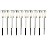 Lumineo Solar prikspot | 26 cm (10 stuks) - Zilver