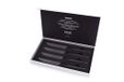 Kyocera 4-delige steakmessenset, scherp lemmet van zwart zirkonia keramiek, microzaagsnede, vaatwasmachinebestendig, 4 stuks, zwart handvat en lemmet, SK-4PC BKBK EU