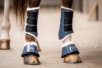 HB Showtime Crown Dressage boots - Steelblue - Paard