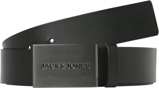 JACK&JONES JACSTRAVA LEATHER BELT - Heren - Riemen - Zwart - Leer