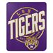 Northwest NCAA LSU Tigers Fleece Gooi Deken, 50 "x 60", Campagne