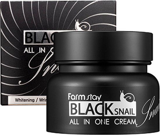 Farmstay Black Snail All in One Cream gezichtscrème all-in met zwart slakkenslijm 75ml